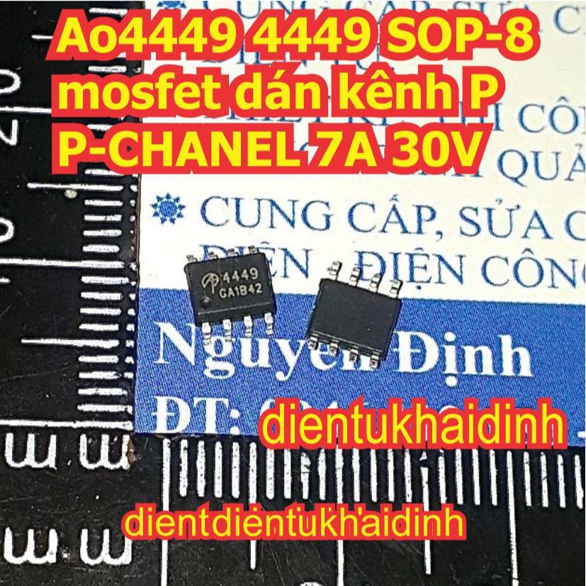 10 con AO4459 4459 AO4413 4413 AO4449 4449 AO4435 4435 SOP-8 mosfet chân dán kênh P 6.5A 15A 7A 10.5