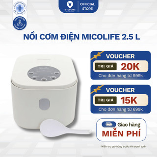  Nồi cơm điện 2.5 lít nồi cơm cao cấp thiết kế hiện đại lòng nồi 1 lít phù hợp 3-4 người ăn - MICOLIFE 