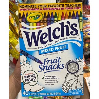 🍡🍒🍓🍉🍊🍋KẸO DẺO WELCH’S FRUIT SNACKS NHIỀU PHIÊN BẢN ( mẫu mới hộp 160 gói/ 90 gói/ 40 gói/ 1.36kg)
