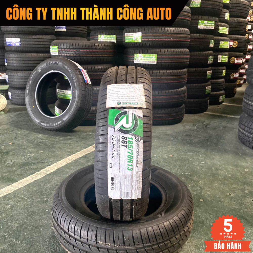 [XẢ KHO] Lốp 185 70 R13 - Lốp Mazda 626 - Lốp 185/70R13 xe Mazda 626 chính hãng ROVELO
