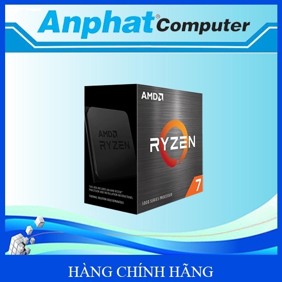 Bộ vi xử lý CPU AMD Ryzen 7 5800X (3.8 GHz Upto 4.7GHz / 36MB / 8 Cores, 16 Threads / 105W / Socket 