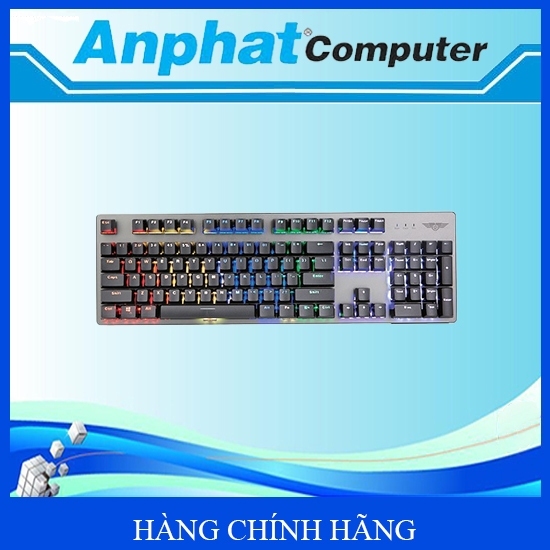 Bàn phím cơ Newmen GE369R Hotswap, RGB - Hàng Chính Hãng