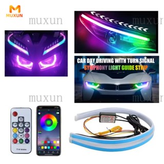 2 đèn LED 7 màu đa chế độ linh hoạt có chức năng báo rẽ Điều khiển bằng APP - Điện thoại di động gắn trên xe máy, ô tô,