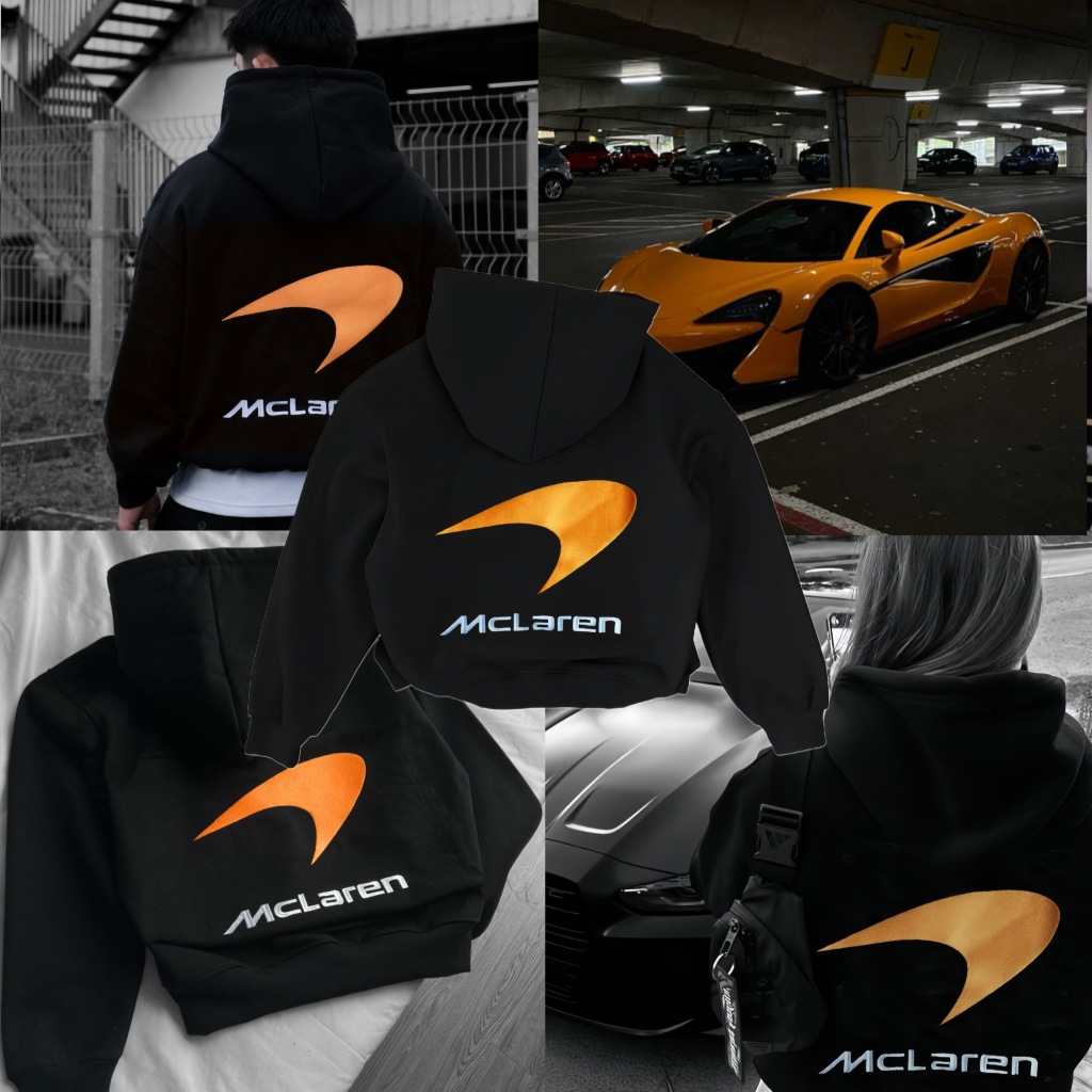 Áo Hoodie Zip McLaren full thêu - Aonhalam