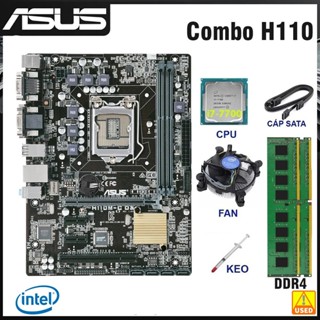  Combo Mainboard H110 + cpu i7 7700 + 16GB RAM + FAN + Keo tản nhiệt - Sản phẩm tháo máy Hàn đẹp như mới 