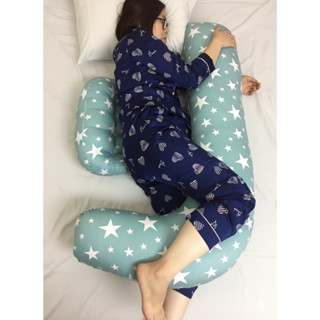  Gối Bà Bầu Chữ J Hahuma - Tựa Lưng – Gác Chân – Kê Bụng 