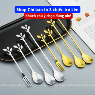 Thìa cafe inox (Combo 3-10 cái ) pha cà phê cao cấp sang chảnh Muỗng pha trà