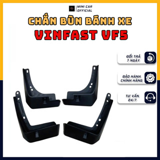   VF5  CHẮN BÙN VF5 Minicar- Bộ 4 tấm chắn bùn Vinfast Vf5 nhựa ABS cao cấp loại 1 dè chắn bùn Vf5mẫu 3D 
