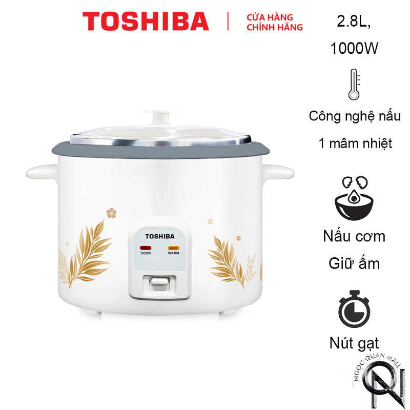 Nồi cơm nắp rời Toshiba RC-28MH1PV(G) 2.8 lít