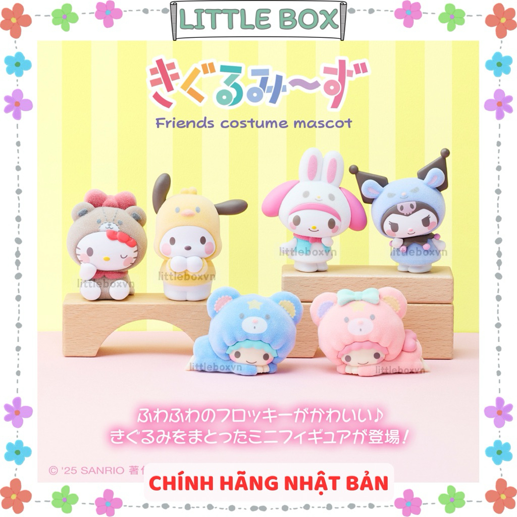 [Chính hãng Bandai Nhật - New box] Mô hình Kigurumi Sanrio Characters