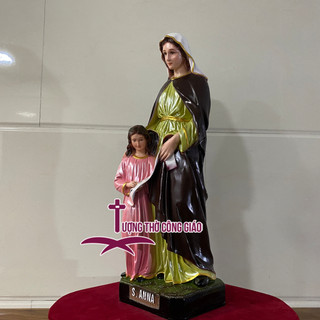Tượng Bà Thánh Anna 50cm composite cao cấp