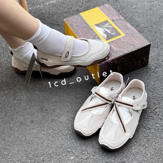   AUTHENTIC  GIÀY JEEP MARY JANE CLASSIC BALLET XÁM  - GIÀY BÚP BÊ ĐẾ BỆT QUAI DÁN DÀNH CHO NỮ P654W13264 