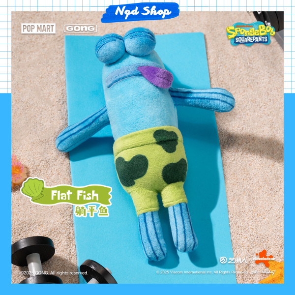 (Hàng Có Sẵn) Blindbox Spongebob Bikini Bottom Buddies Whimsical Plush Nguyên Seal Full Box