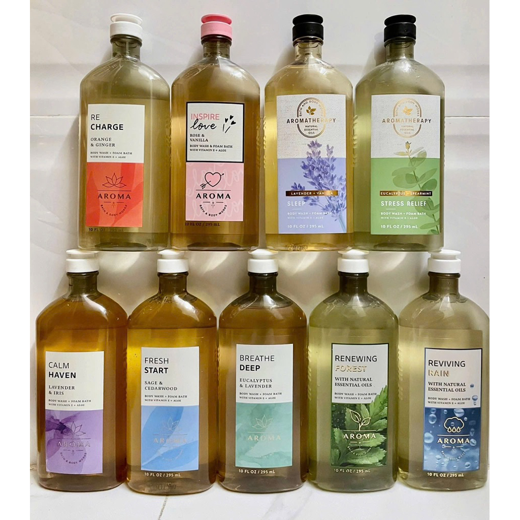 Gel tắm Bath & Body Works Aroma 295 ml