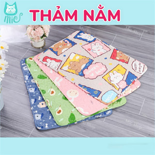  Thảm nằm cho thú cưng đệm nằm chó mèo thảm điều hoà nệm cao su non 