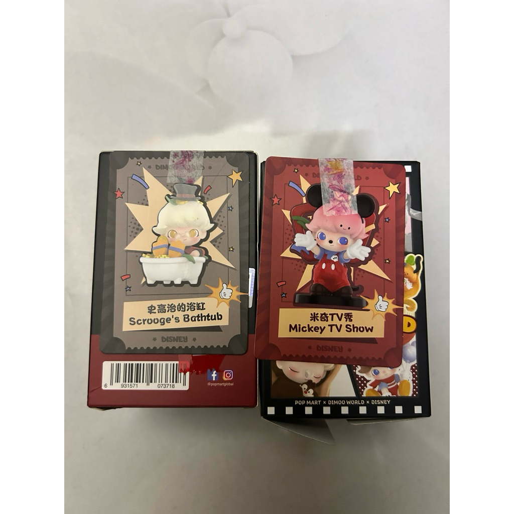 phụ kiện blindbox dimoo disney world check card