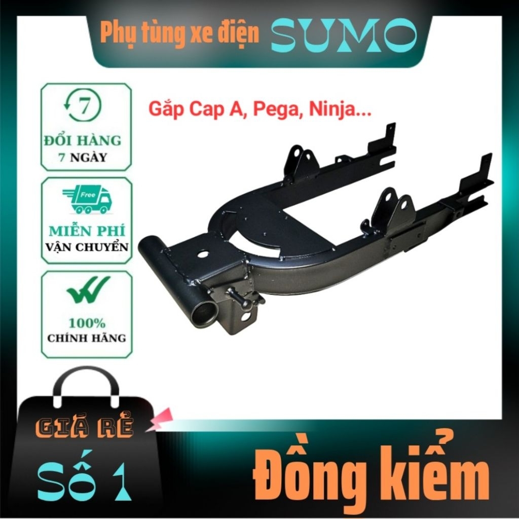 Càng xe điện Cap A, Pega, Ninja, BK Bike, gắp xe điện Cap A, Pega, Ninja, BK Bike có tai bắt để chân