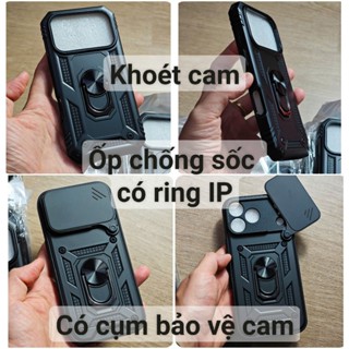  Case ốp lưng bảo vệ camera có ring IP 17 Pro max   16 Plus   15 Pro 14 13 mini 12 11 Xs 7 8 viền dẻo 