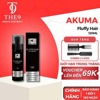   CHÍNH HÃNG  Chai xịt bồng bềnh làm phồng tóc AKUMA Fluffy Hair 120ml hỗ trợ tạo kiểu giữ nếp tóc 