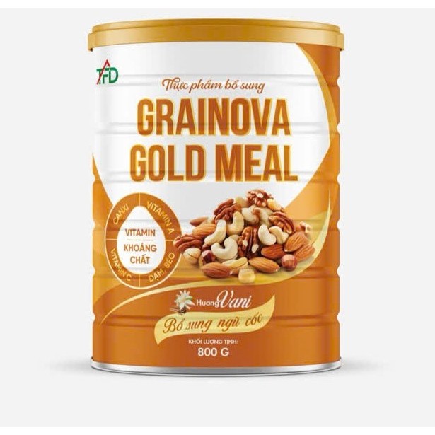 Sữa hạt ngũ cốc  Grainnova Gold Mael, lon thiếc 800g