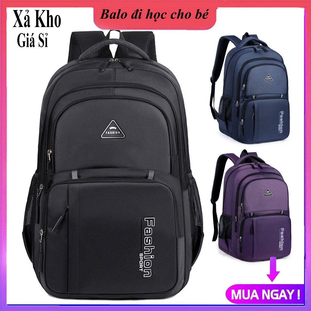 Balo nam nữ Unisex thời trang phong cách, balo học sinh, đi chơi du lịch trẻ trung, năng động, balo laptop