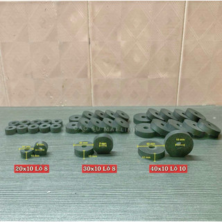 Combo 10 long đền cao su phi 20 ; 30 ; 40 dày 10