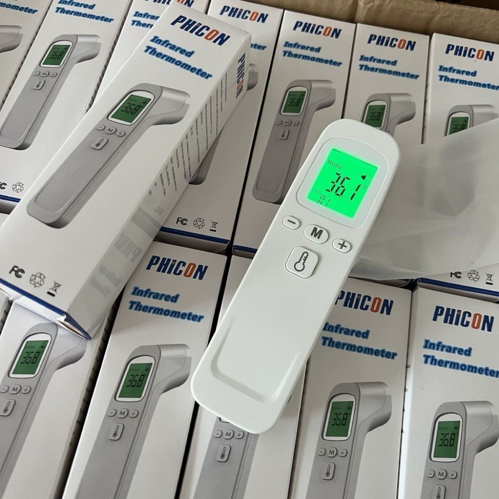 D10 Nhiệt kế điện tử đèn led dang lade 1 chạm