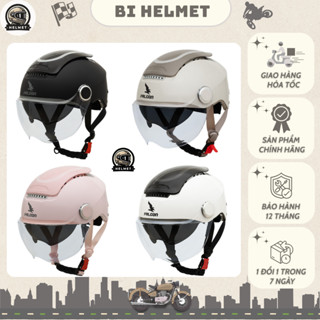   TẶNG KÈM LÓT NÓN Mũ Nón Bảo Hiểm FALCON F14 BEE Nữa Đầu 1 2 Cao Cấp 2 Kính Bảo Hành Chính Hãng 2Năm 