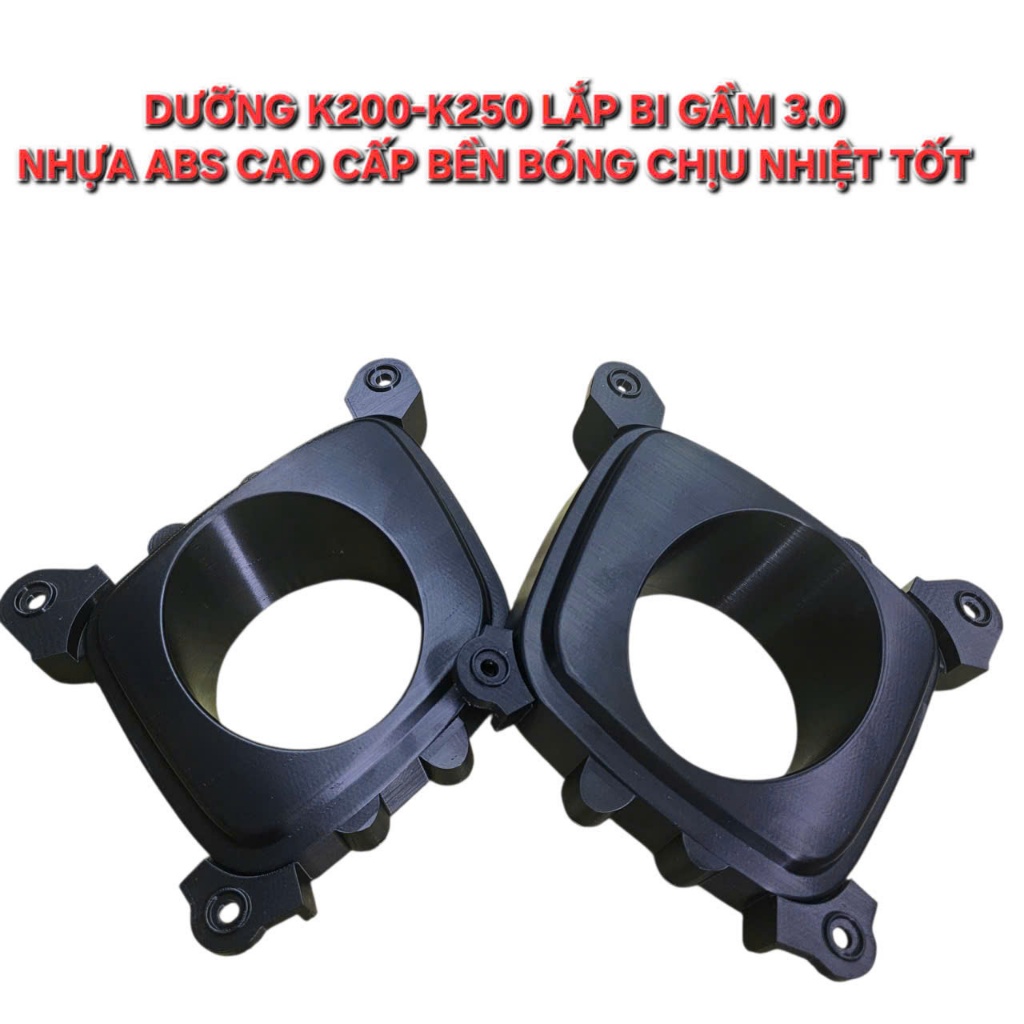 Mặt Dưỡng Bi Gầm Kia K200 (1 Cặp Trái + Phải) – Lắp Bi 3 Inch – Form Zin Cản Trước K200 K250