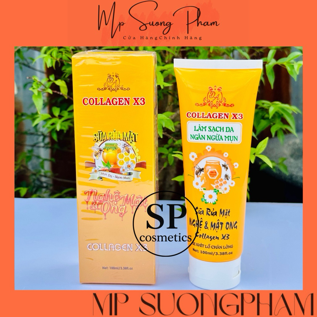 SỮA RỬA MẶT NGHỆ MẬT ONG COLLAGEN X3 MP ĐÔNG ANH