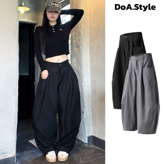   DEAL MỞ BÁN  Quần kaki chéo dù ống rộng balloon pants DoA Casual quần fom bí unisex nam nữ dễ mặc mới 
