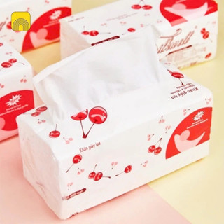 Combo 5 bịch giấy ăn giấy rút  giấy lụa cao cấp khổ lớn 280 tờ mềm mịn dẻo dai