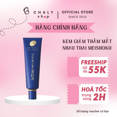 Kem giảm thâm quầng mắt và nếp nhăn tinh chất nhau thai Meishoku Placewhiter Eye Cream 30g Nhật Bản