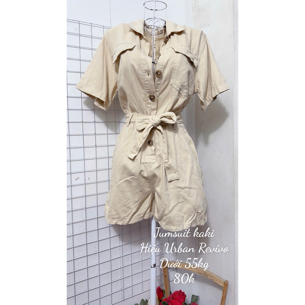 Jumsuit kaki hiệu Urban Revivo