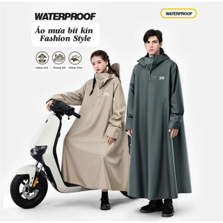 [ Mẫu Mới] Áo Mưa Bít Kín Fashion Grss, Siêu Bền Siêu Chống Thấm, An Toàn Cho 1 Người Sử Dụng