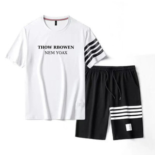 Set bộ thời trang nam phối sọc THOW cá tính K1