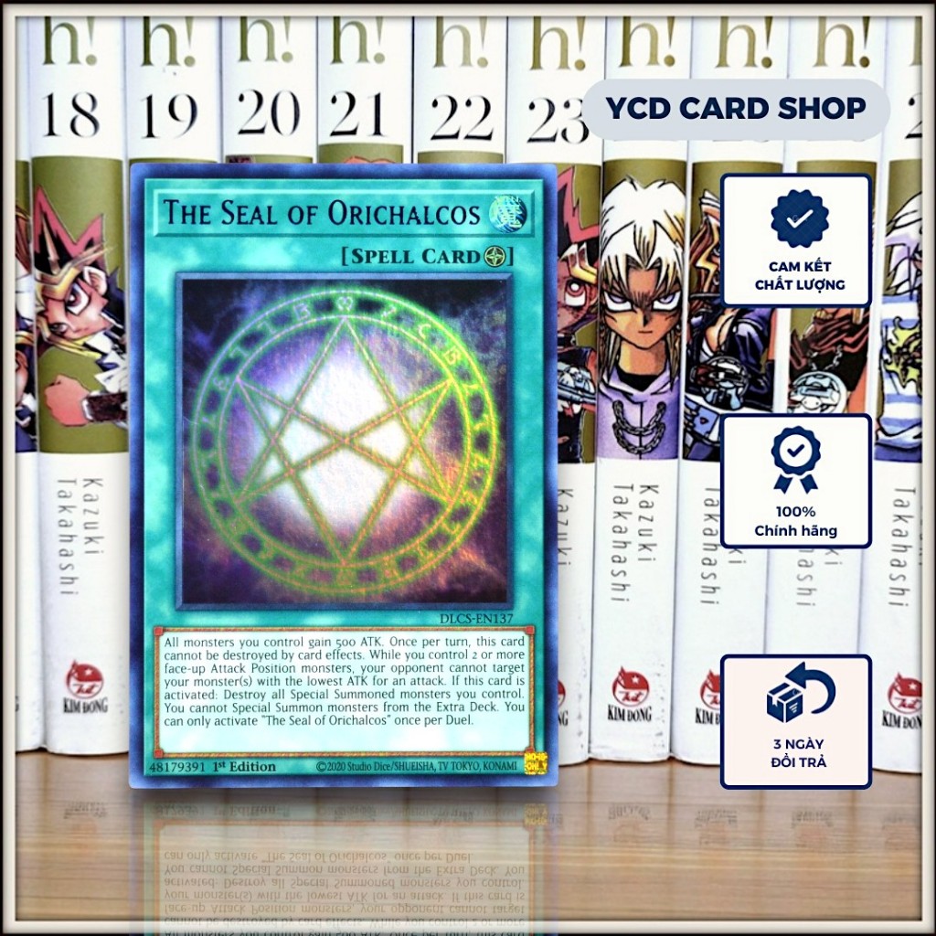 [YCDcardgame] Thẻ bài Yugioh chính hãng The Seal of Orichalcos – Ultra Rare [Spell]