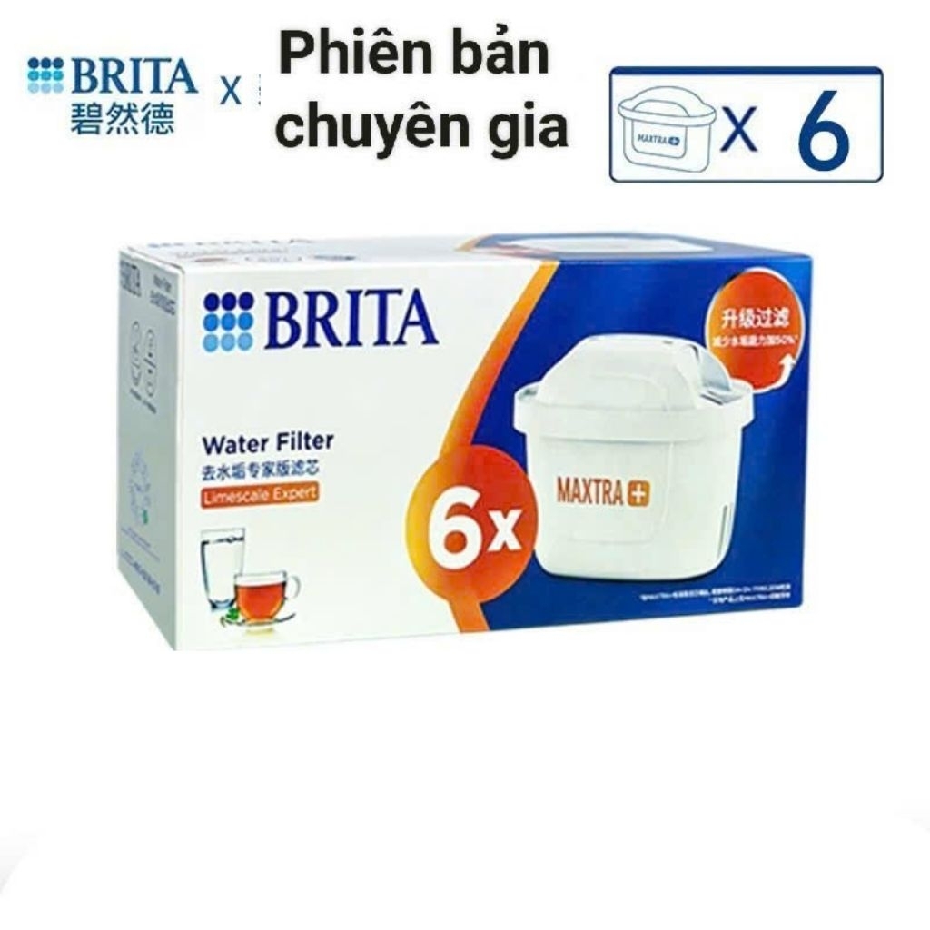 Compo 6 Lõi Lọc Brita Phiên Bản Chuyên Gia Maxtra+ Pro ( Lọc 150 Lít / 01 lõi )