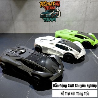  Xe Điều Khiển Mini Drift Lamboghini Shadowed Warrior 1:20 tốc độ cao body nhựa cứng có đèn led 