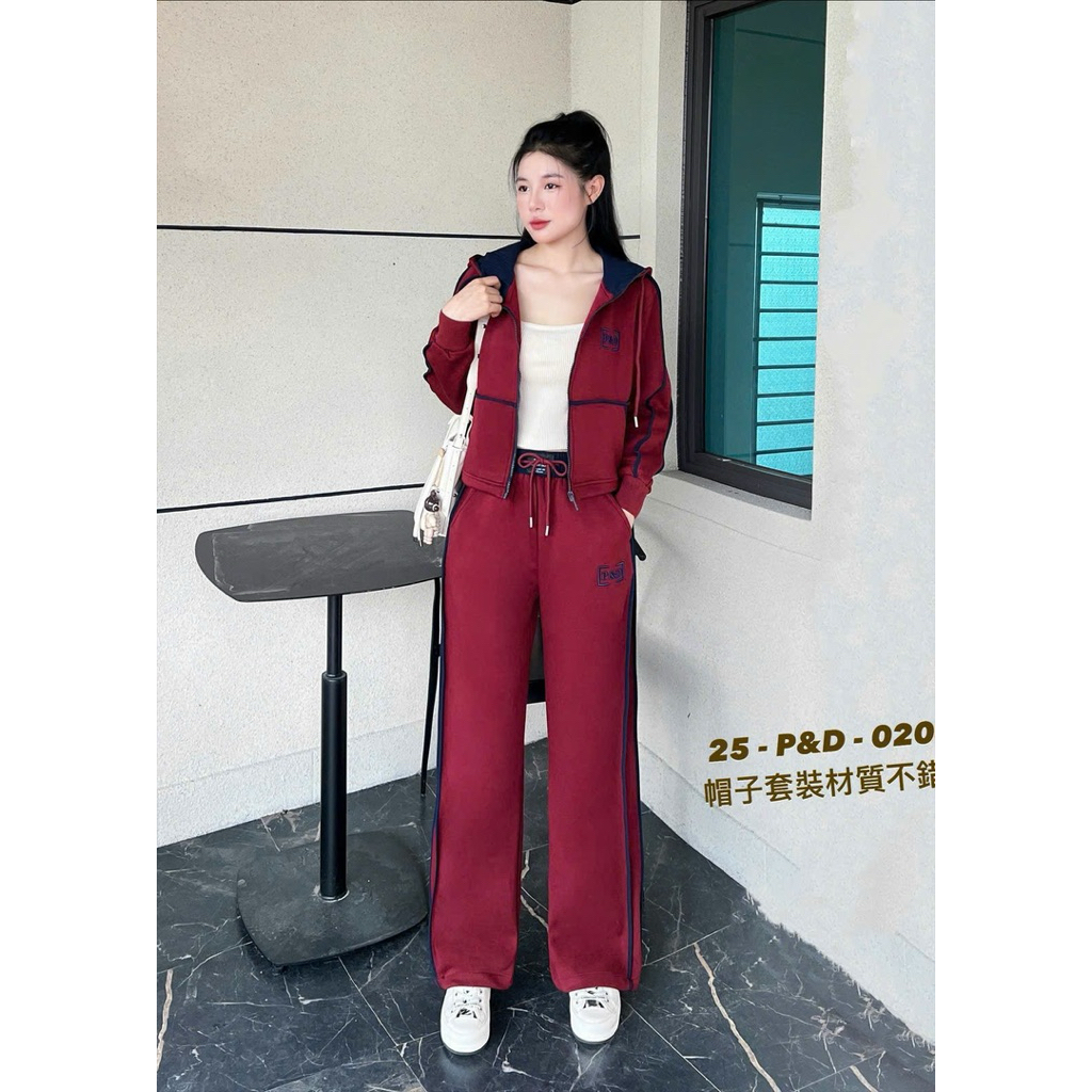 Bộ nỉ cao cấp quần dài 110cm ống  rộng 27cm