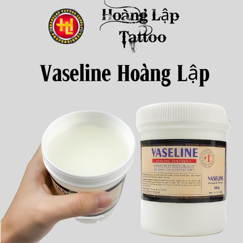 🏷️ Vaseline HOÀNG LẬP TATTOO – Gel dưỡng ẩm chuyên dụng cho xăm Tattoo & phun xăm thẩm mỹ