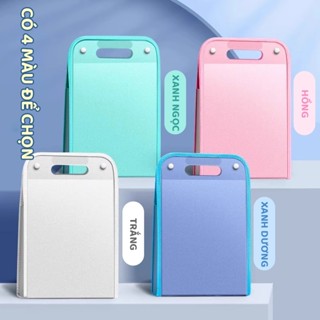  Dụng cụ sắp xếp tài liệu dọc cầm tay Túi đựng giấy kiểm tra chất liệu PP dung lượng lớn có túi đựng hồ sơ phân loạ 