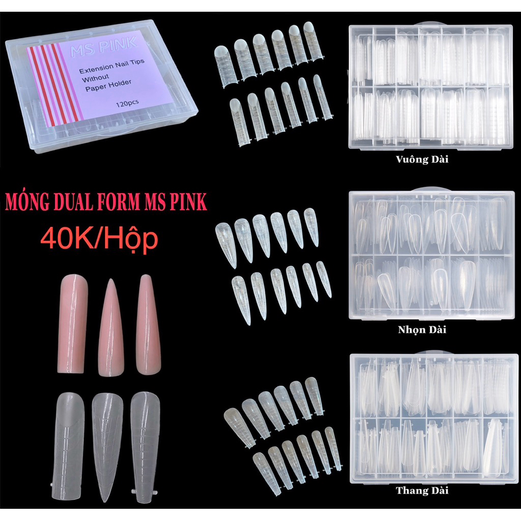 Móng up Dual Form Ms Pink