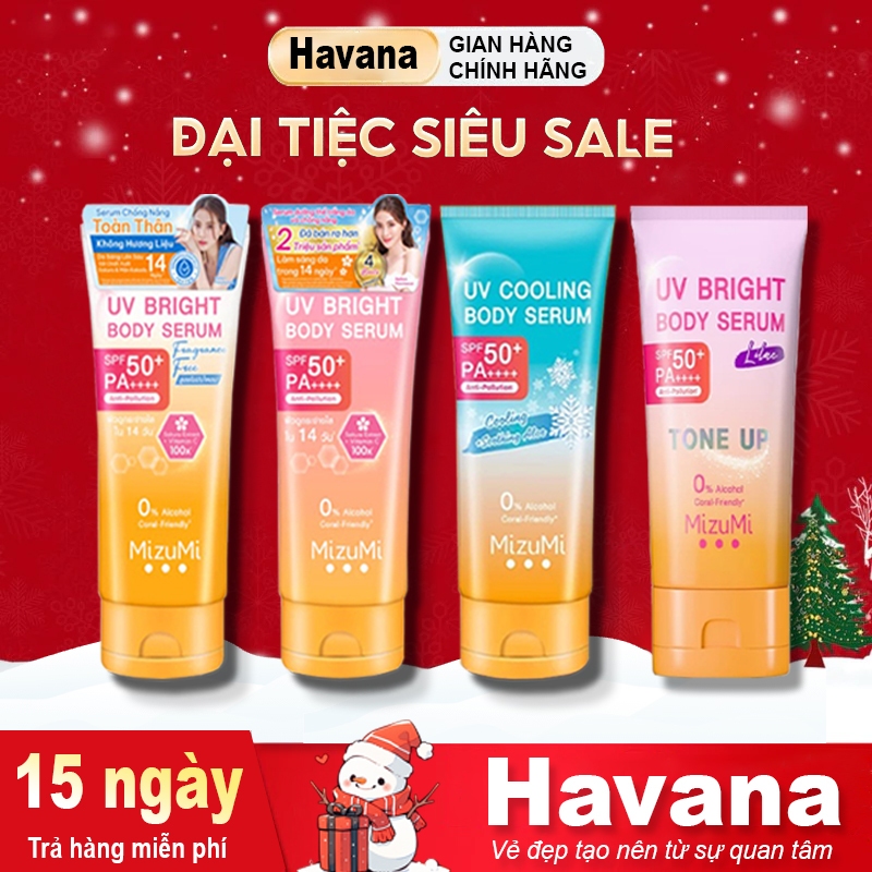 Kem Chống Nắng MizuMi UV Bright Body Serum 180ml
