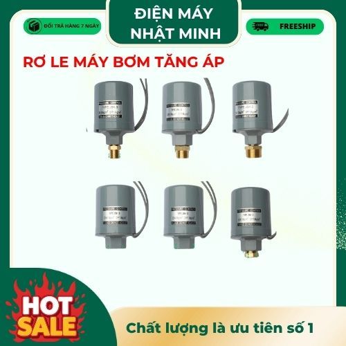 RƠ LE MÁY BƠM TĂNG ÁP, MÁY BƠM NƯỚC REN TRONG/REN NGOÀI (RƠ LE CƠ) - mã 038