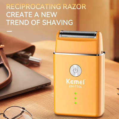 Máy Cạo Râu Sạc Pin Nhỏ Gọn  Kemei Km T106