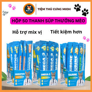  Hộp 50 Thanh Súp Thưởng Mr.Vet Dành Cho Mèo 15g 