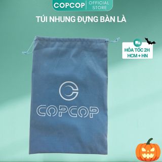 Túi nhung dây rút đựng bàn là casa COPCOP túi vải đa chức năng, chất liệu mềm mại kích thước 18x29cm