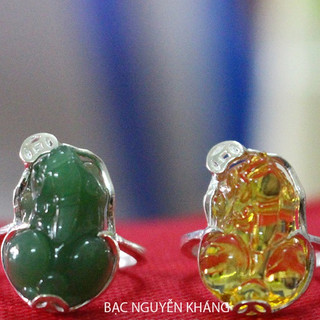 Nhẫn tỳ hưu bạc ta, đá phong thủy