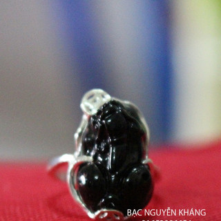 Nhẫn tỳ hưu bạc ta, đá phong thủy